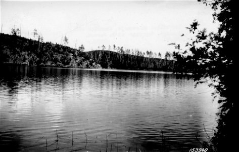 Scenic view of north arm of Hudson Lake