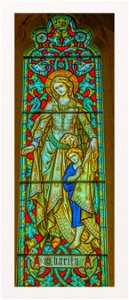 Charity Stained Glass Window Aylesford Church