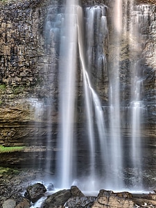 Waterfall Over Rocks photo