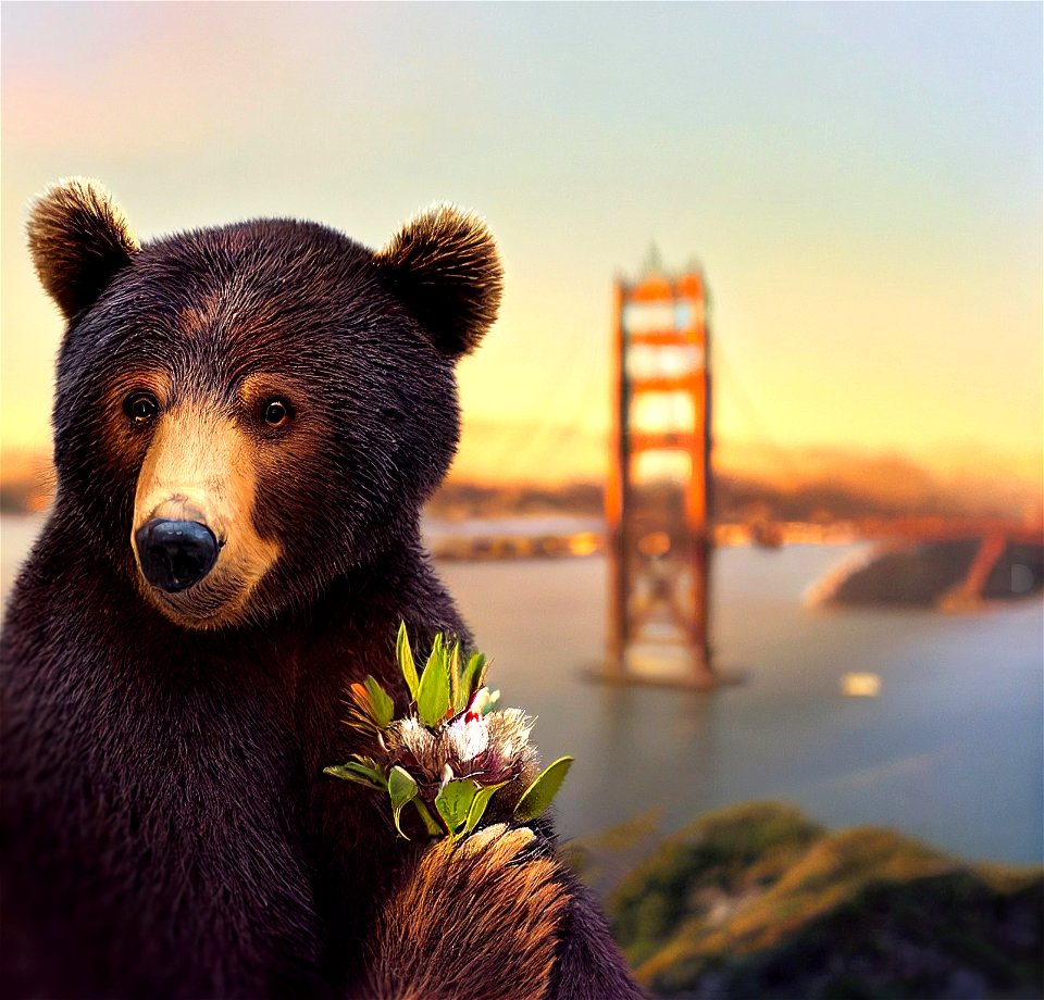 'A Bear in San Francisco' photo