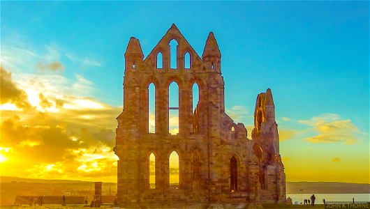 Whitby Abbey Sunset