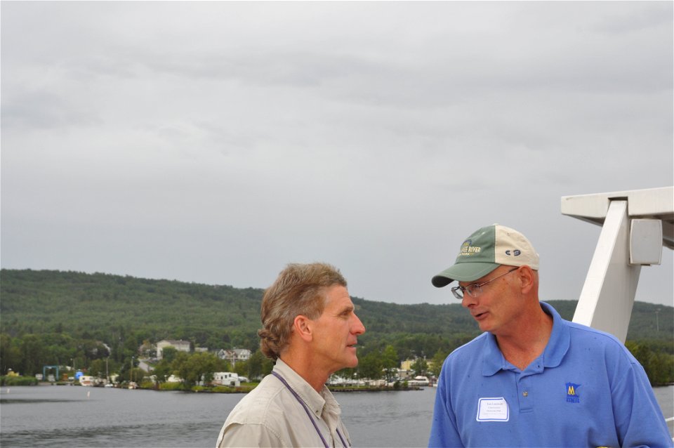 John Lingren and Tom Landwehr (Minnesota DNR Commissioner). USFWS Photo.