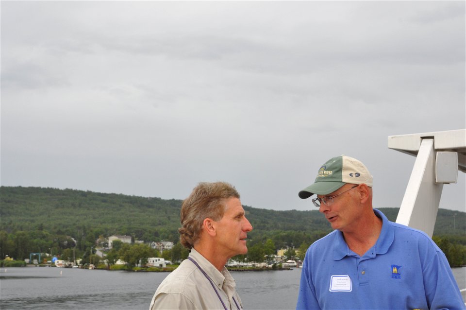 John Lingren and Tom Landwehr (Minnesota DNR Commissioner). USFWS Photo. photo