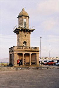 The old lower lighthouse at Fleetwood on the Lancashire coast