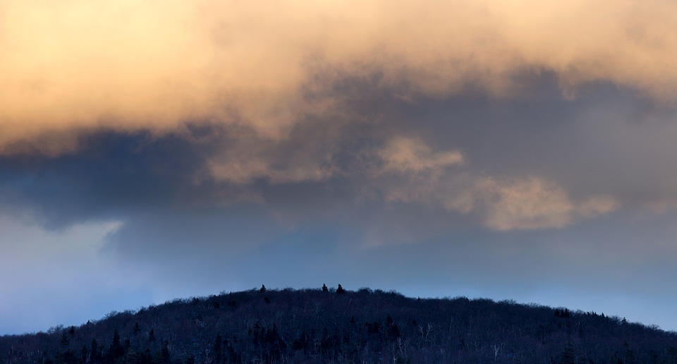 Sunlit Storm Clouds photo