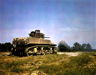 C-898 - An M-5 tank used during training operations. U.S.A. photo