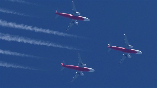 Airbus A320-232 ZA-BBC Air Albania - London to Tirana (36900 ft.) photo