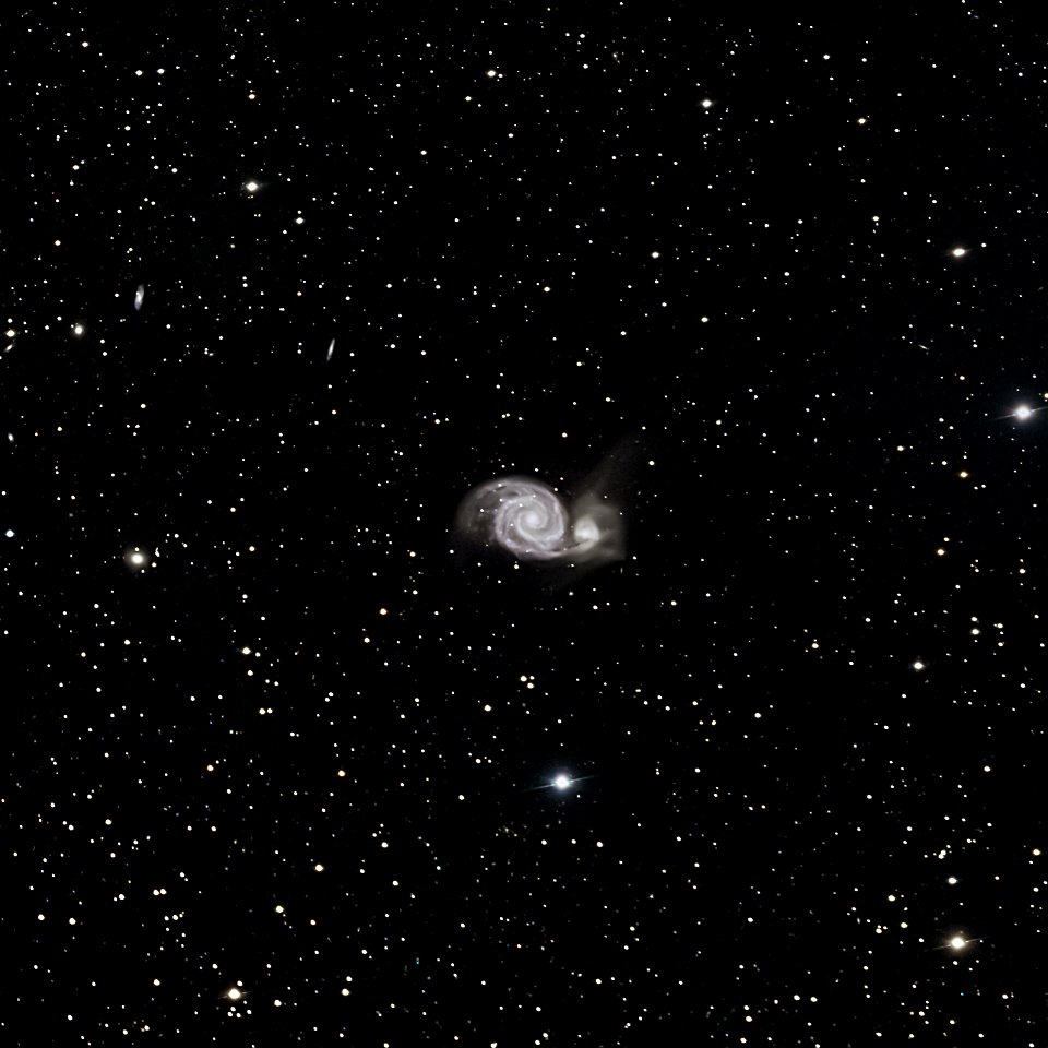 Messier 51 - The Whirlpool Galaxy photo