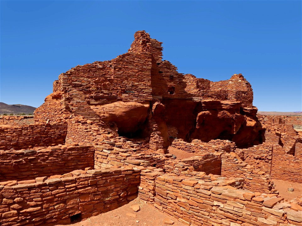 Pueblo at Wupatki NM in AZ