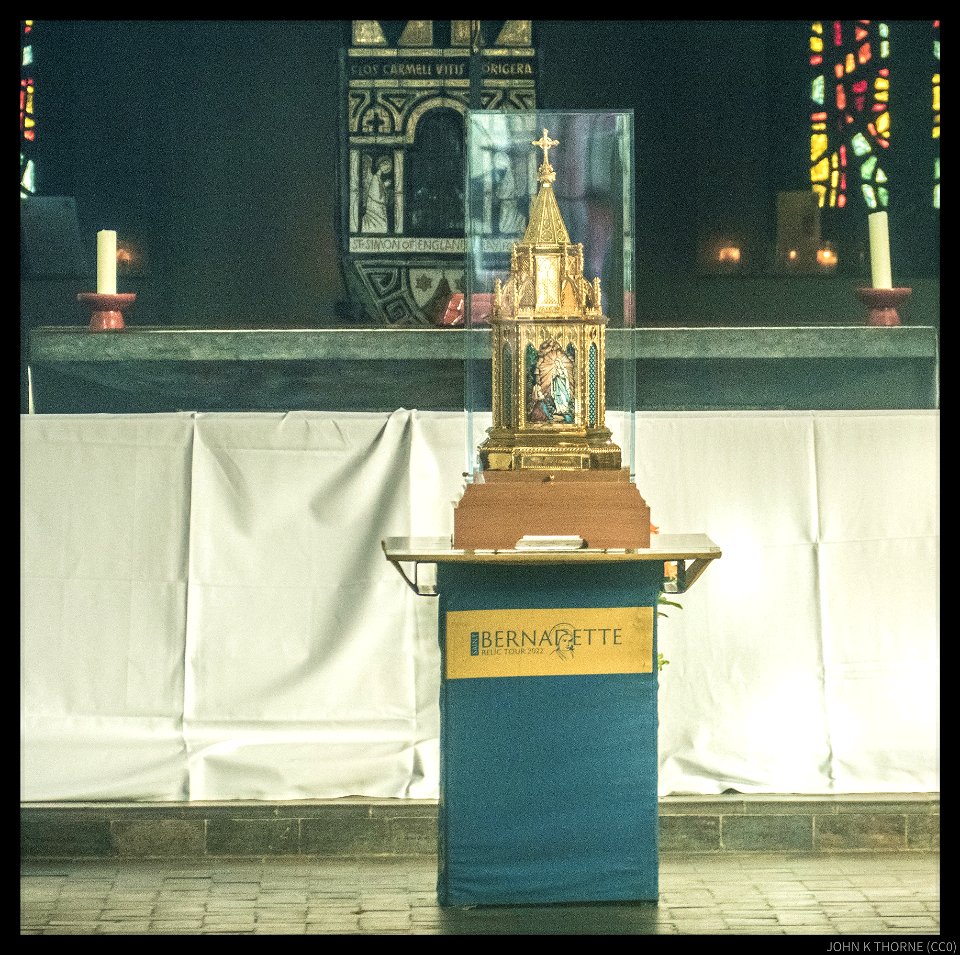 We are looking forward to welcoming the relics of St. Bernadette to The Friars. The visit of the relics has been described as Lourdes coming to Britain.