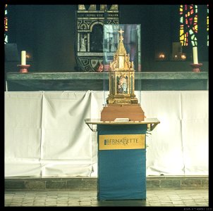 We are looking forward to welcoming the relics of St. Bernadette to The Friars. The visit of the relics has been described as Lourdes coming to Britain.