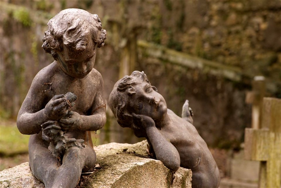 Genova-Staglieno monumental cemetery photo