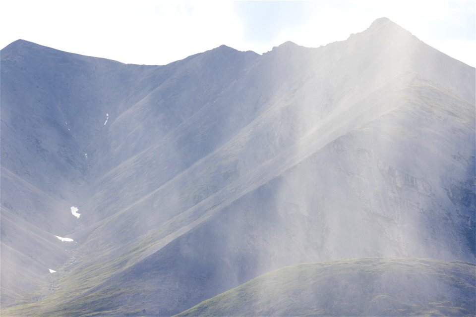 Summer rain squall in Brooks Range