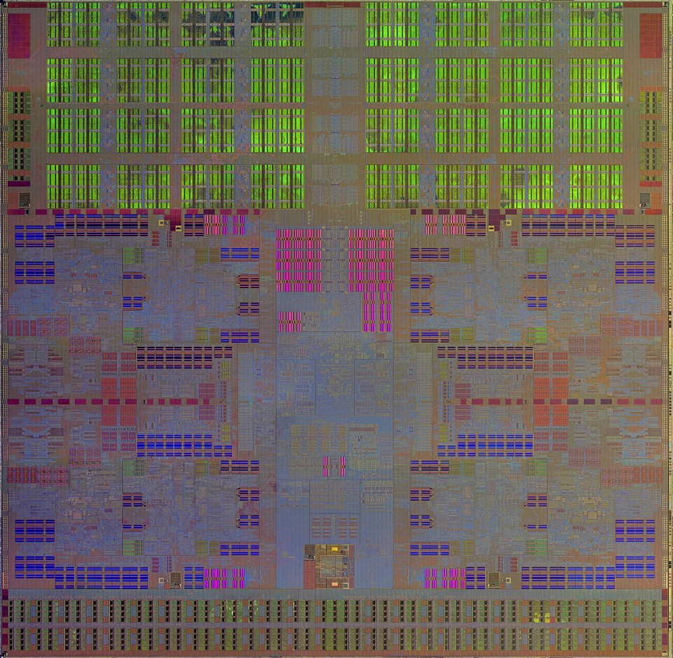 Fujitsu SPARC64 VII - Etched - High resolution