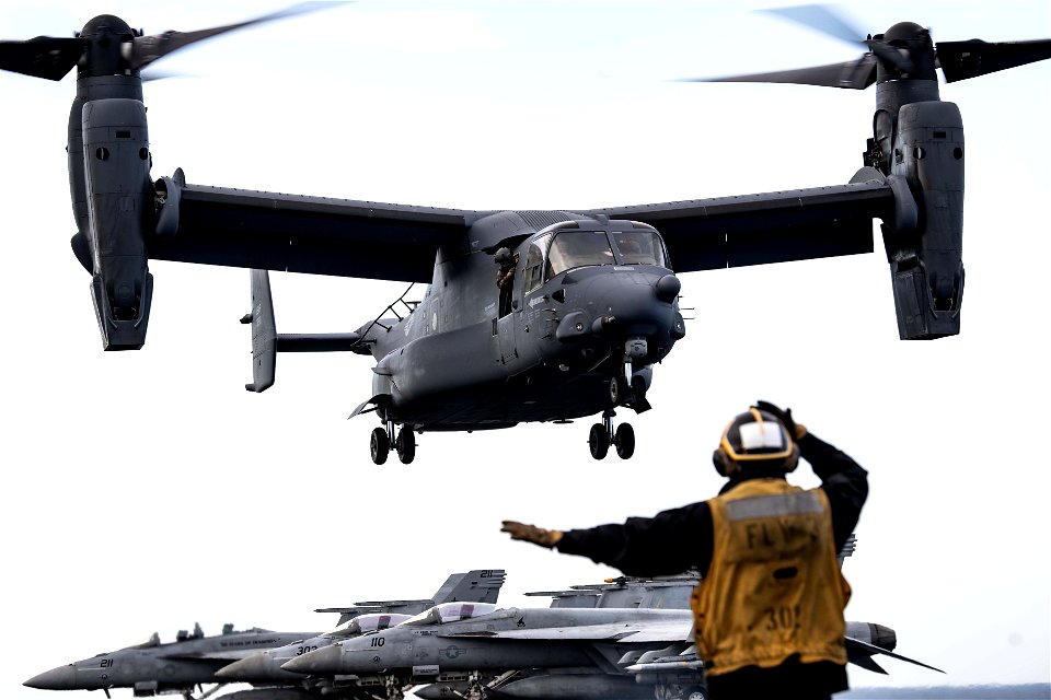 CV-22B DLQ with CVN 77