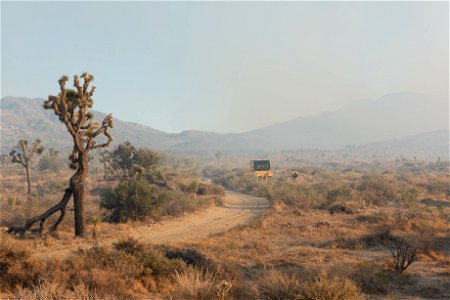 Smoke from the Elk Fire