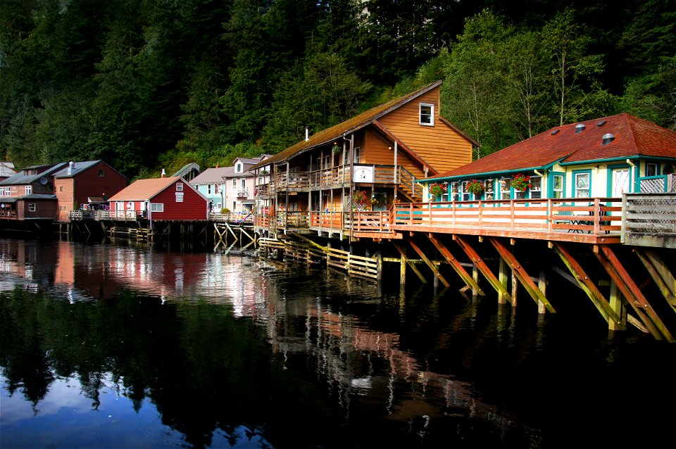 Creek Street. Ketchikan  Alaska.