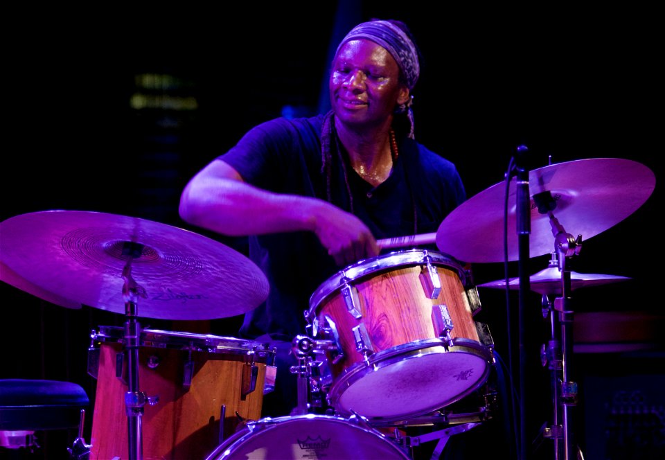 John Dikeman William Parker Hamid Drake BIM huis Amsterdam, 9 september 2015 - Hamid Drake