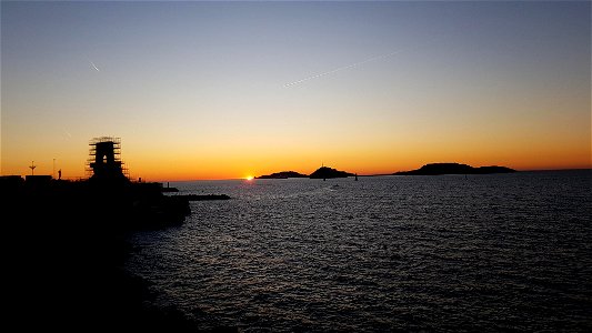 Sunset on Marseille