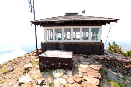 Mt. Sheridan Fire Lookout north face photo