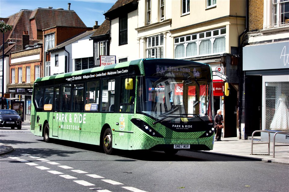 SN67WUV Maidstone on the X1 Kings Hill not Park & Ride