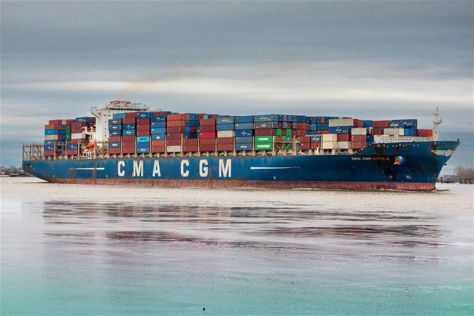 CMA CGM - Mississippi river photo