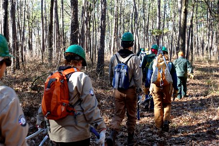 2018 Americorps group - Winn Ranger District - Kisatchie National Forest