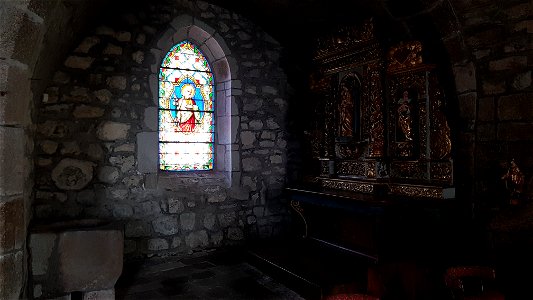 Eglise d'Apchon. Cantal.
