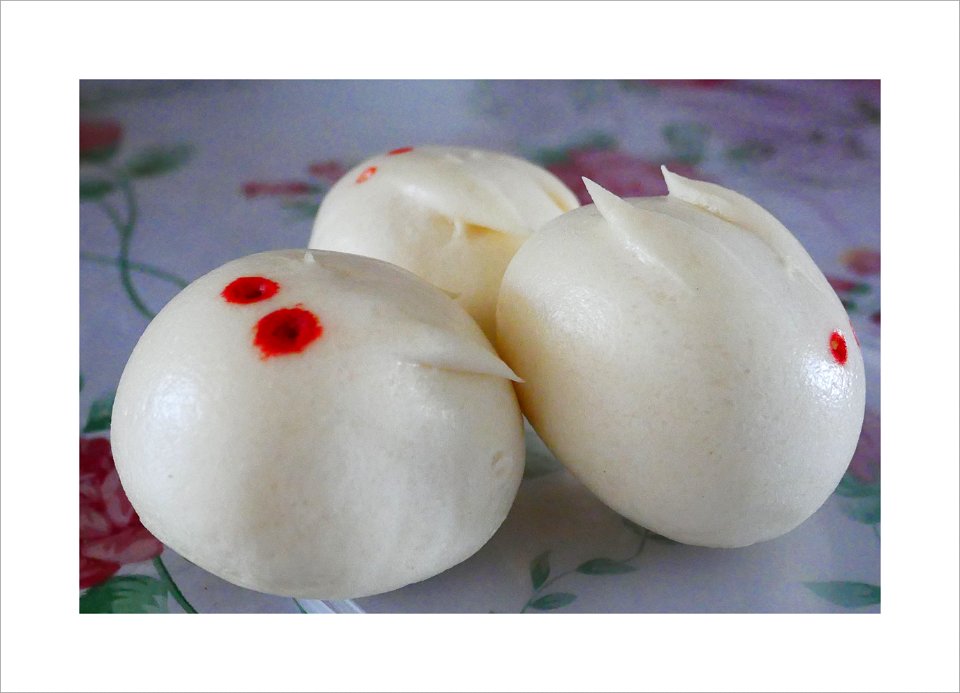 Rabbit pau or steamed buns