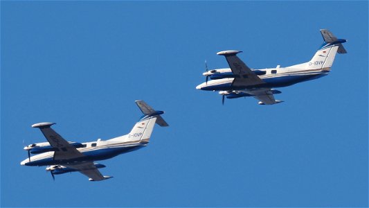 Piper PA-42-720 Cheyenne IIIA D-IOVP Heli-Flight from Frankfurt (3800 ft.)