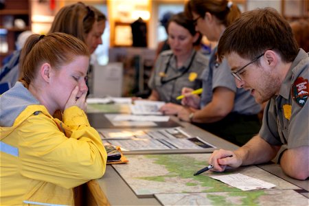 Orientation at Byrd Visitor Center photo