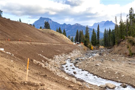 Northeast Entrance Road Improvement Reopening day October 15, 2022: section 3 progress (3) photo