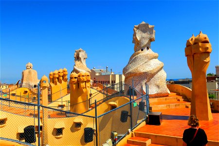 La Pedrera roof