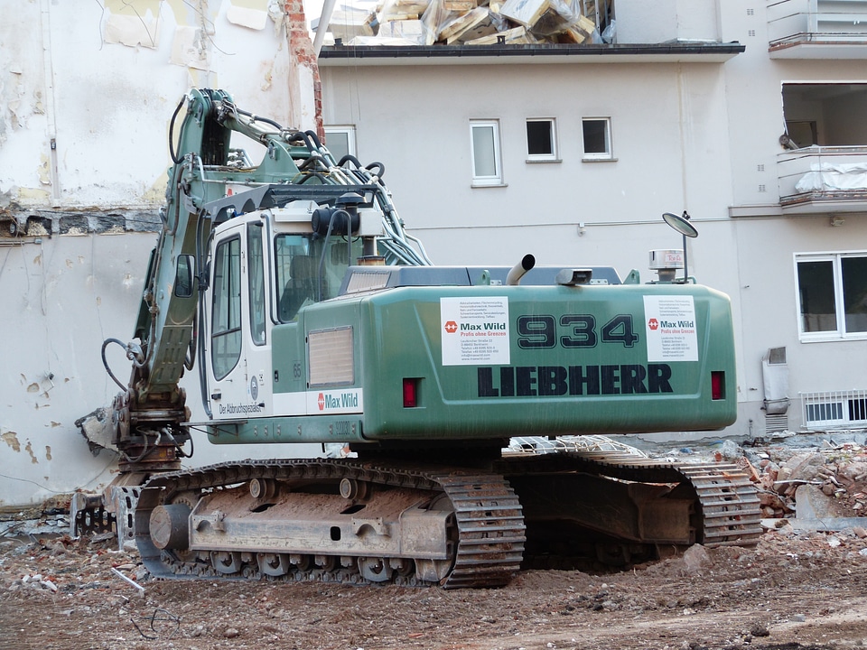 Construction work demolition demolition work