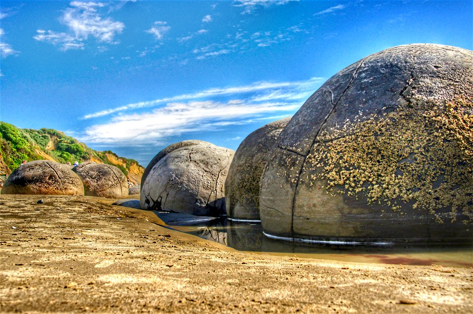 Moeraki Boulders. HDR