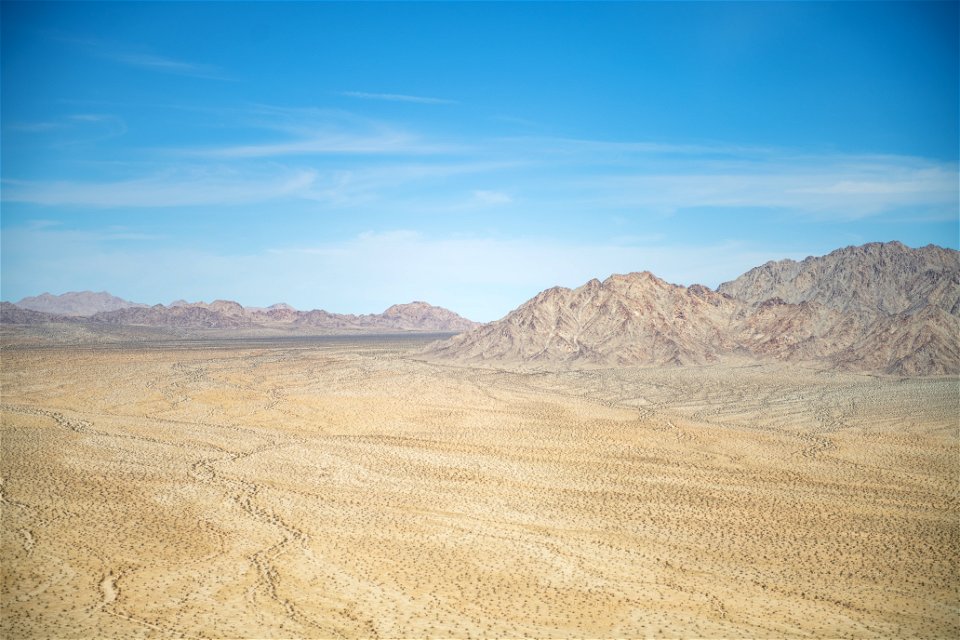 Aerial view of Joshua Tree National Park