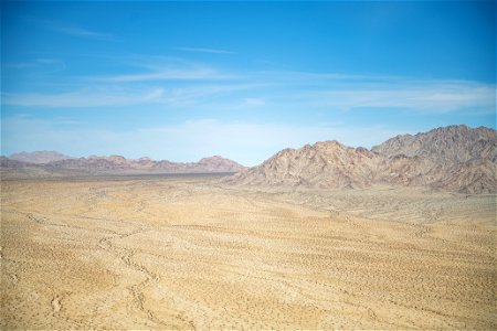 Aerial view of Joshua Tree National Park