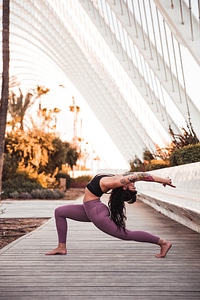 Woman in Yoga Pose photo