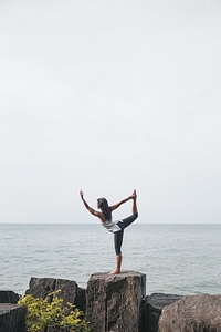 Yoga Near the Ocean photo