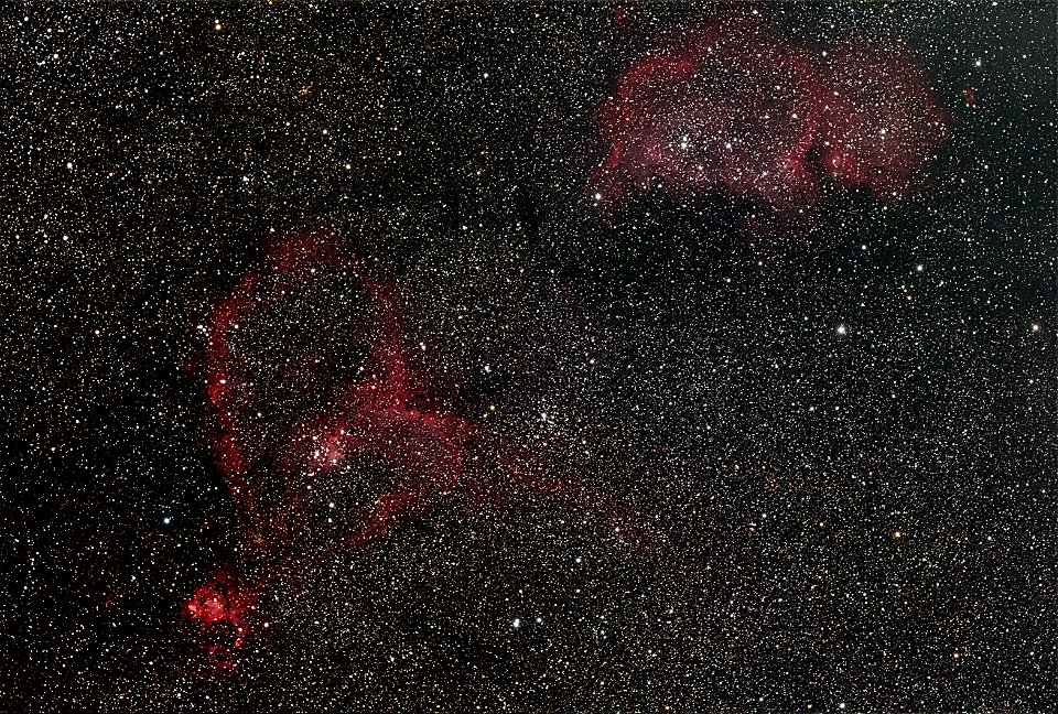 Heart and Soul Nebulae