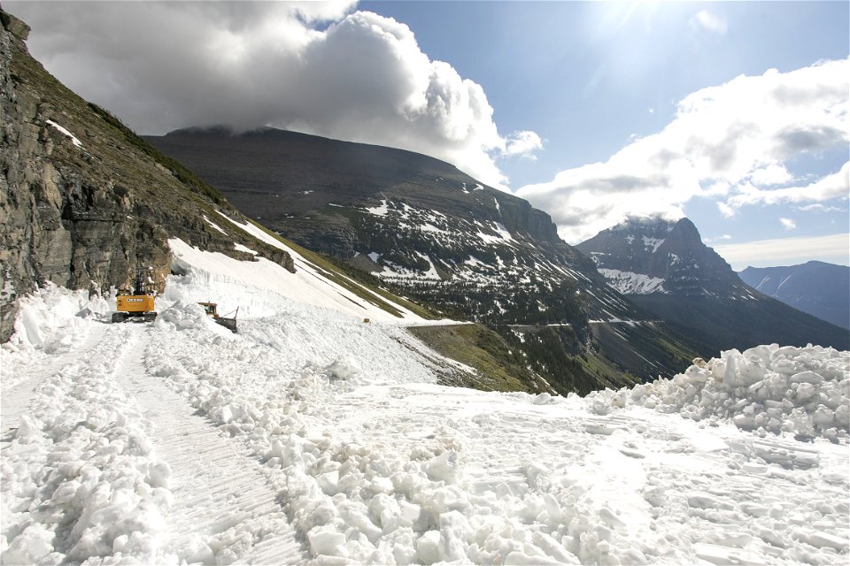 Plowing Going-to-the-Sun Road in 2023 photo