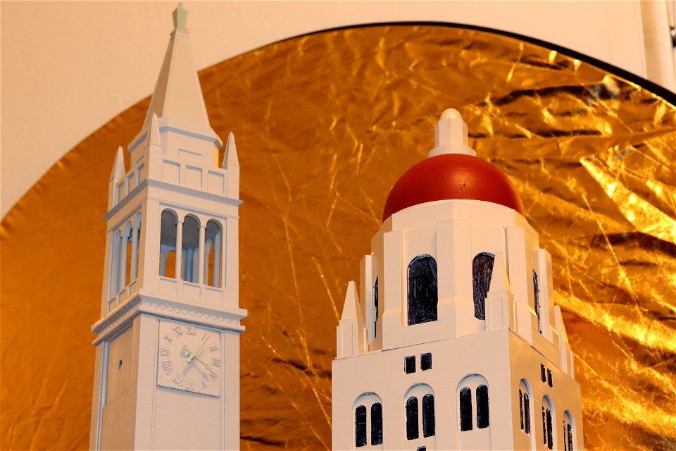 Sather Tower and Hoover Tower 3d Print