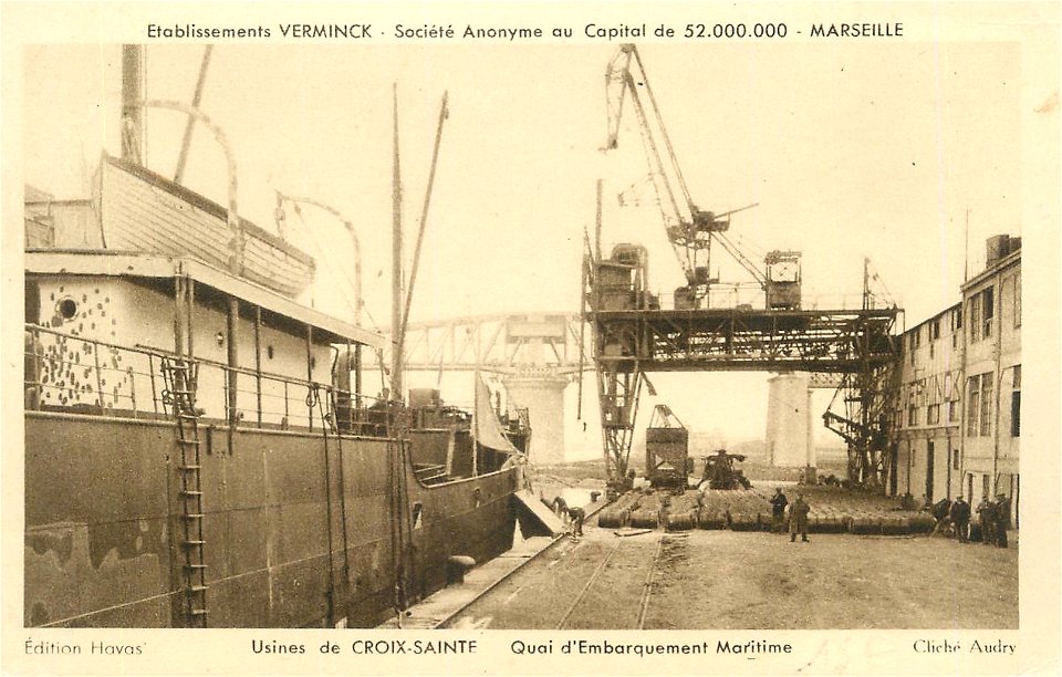 Martigues : Usine de Croix-Sainte - Verminck