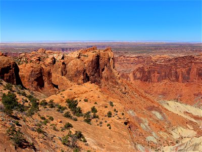 Upheaval Dome at Canyonlands NP in UT