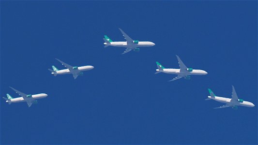 Boeing 777-22K(LR) EZ-A779 Turkmenistan Airlines - Frankfurt to Turkmenabat (37000 ft.)