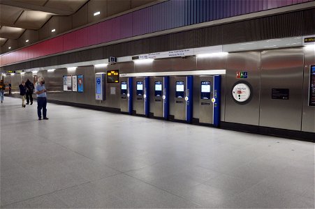 Ticket machines at Battersea Power Station station