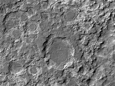 Dark Patches Formed by Craters photo