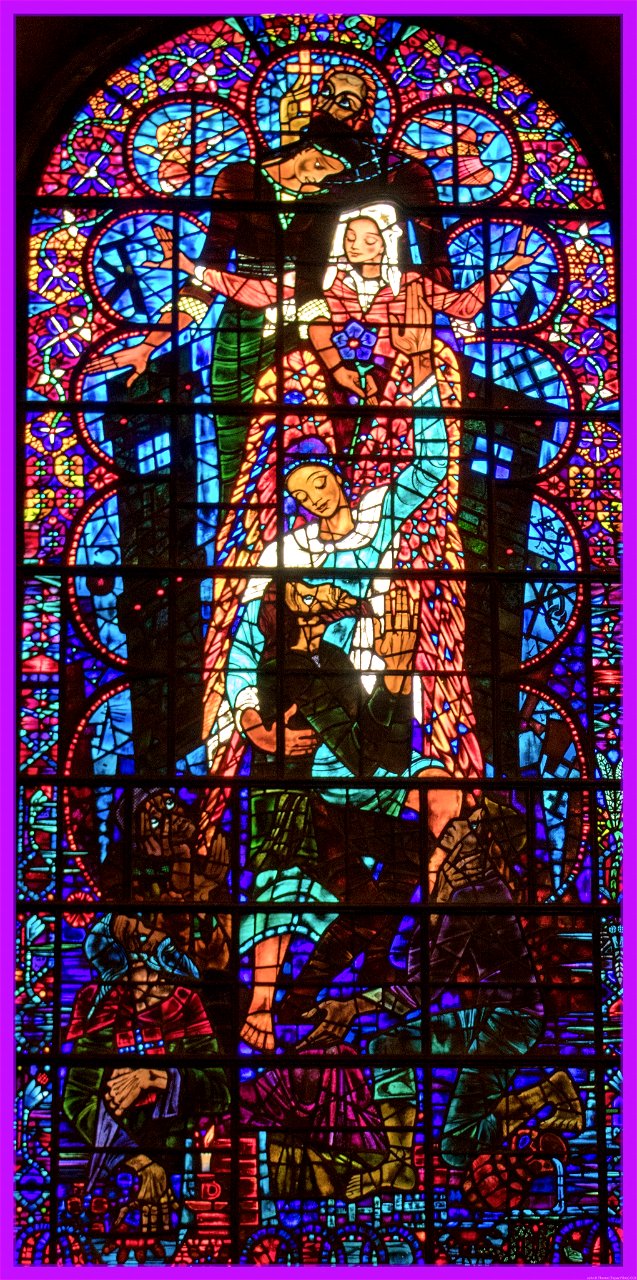 Stained Glass Canterbury Cathedral.