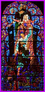 Stained Glass Canterbury Cathedral.