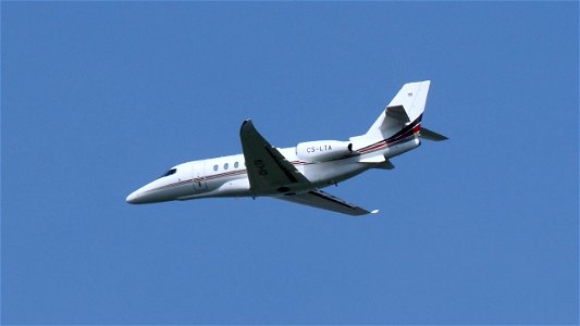 Cessna 680A Citation Latitude CS-LTA NetJets Europe from Munich (4200 ft.)